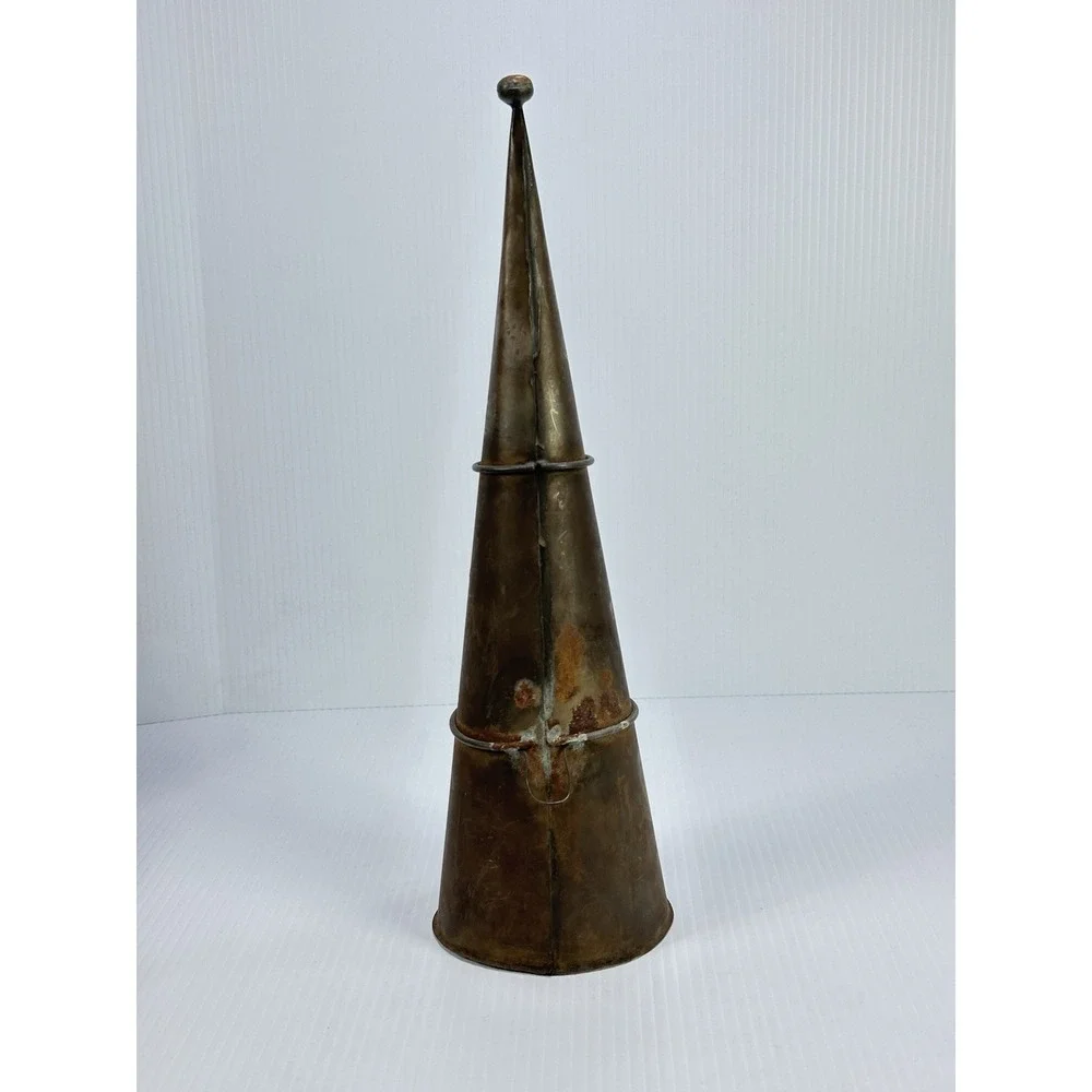 Antique‎ Ale Muller Warmer Conical Sheet Iron Metal